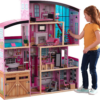 Wooden Doll's House with Furniture, Manor House for Doll 3 levels - Image 2