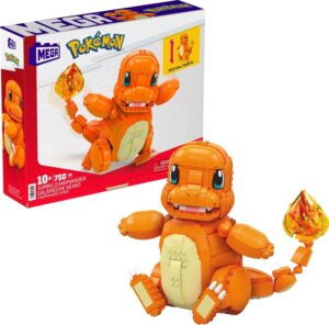 Pokemon Jumbo Charmander building set with 750 compatible bricks