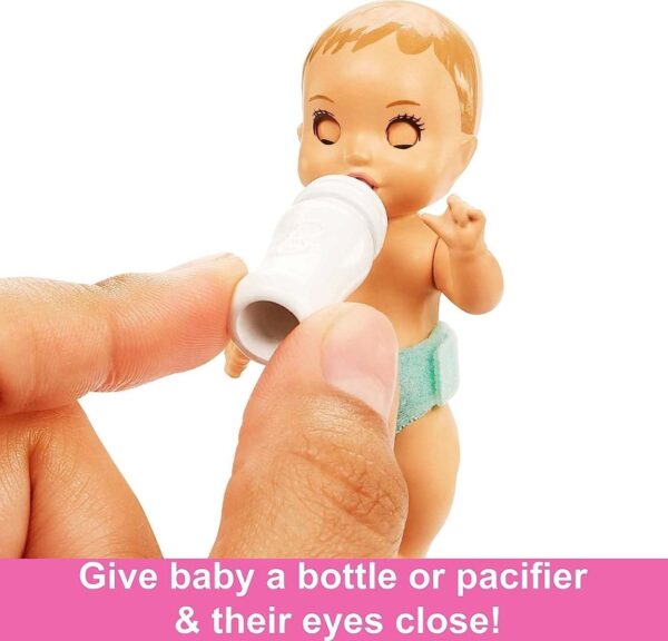 Barbie Skipper Babysitters Doll And Playset - Sleepy Baby Skipper - Image 3