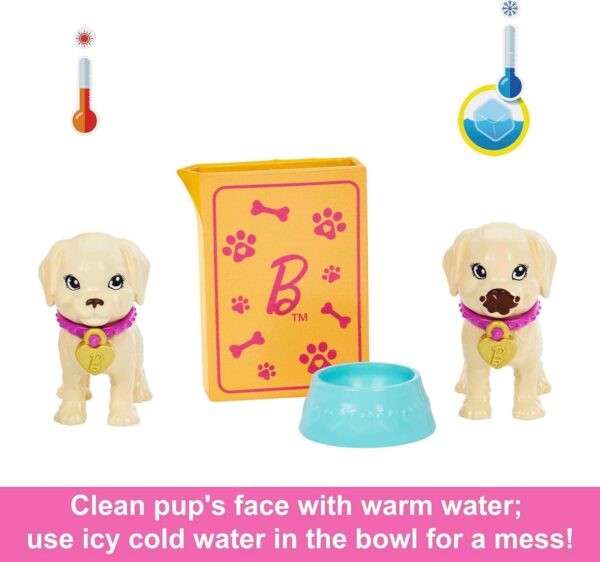 Barbie Pup Adoption Doll & Accessories Set with Color-Change - Image 3