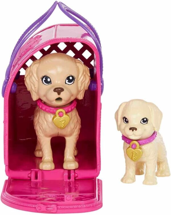 Barbie Pup Adoption Doll & Accessories Set with Color-Change - Image 4