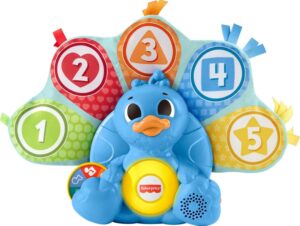 Linkimals Learning Toy For Babies And Toddlers With Interactive Lights & Music, Counting & Colors Peacock