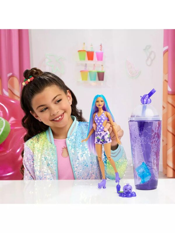 Barbie Pop Reveal Fruit Series - Grape Fizz Scented Doll & Surprises - Image 3