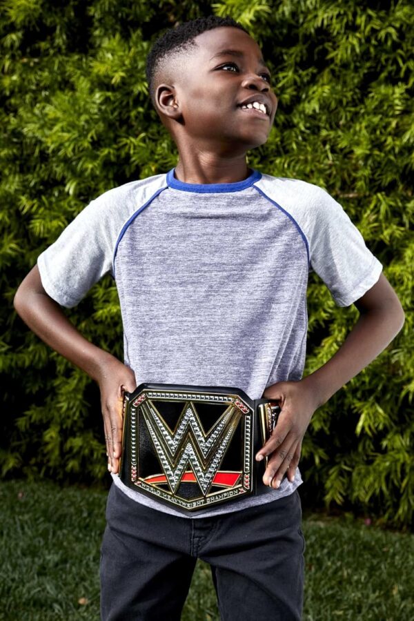 WWE Championship Role Play Title Belt with Adjustable Strap for Kids - Image 4