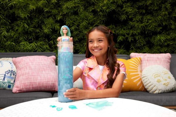 Barbie Color Reveal Doll & Accessories with 6 Unboxing Surprises, Mermaid Series - Image 2