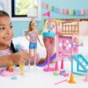 Barbie And Stacie To The Rescue Puppy Playground Playset with Doll - Image 2