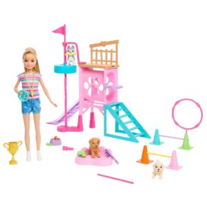 Barbie And Stacie To The Rescue Puppy Playground Playset with Doll