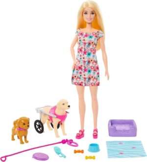 Barbie Walk & Wheel Pet Playset