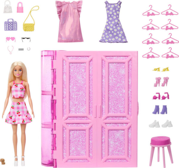 Dream Closet Toy Playset with Fashion Doll, Clothes - Image 3