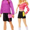 Barbie Fashionistas Set with 2 Fashion Dolls & 6 Accessories