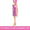 Barbie Fun & Fancy Doll & Accessories Set, Fashion Doll with Extra-Long Color-Streaked - Image 4