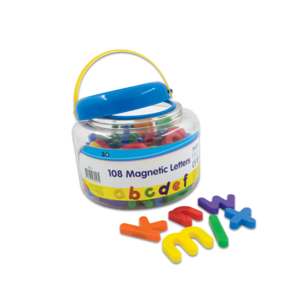 Barrel Of Magnetic Letters & Numbers 108-Pieces