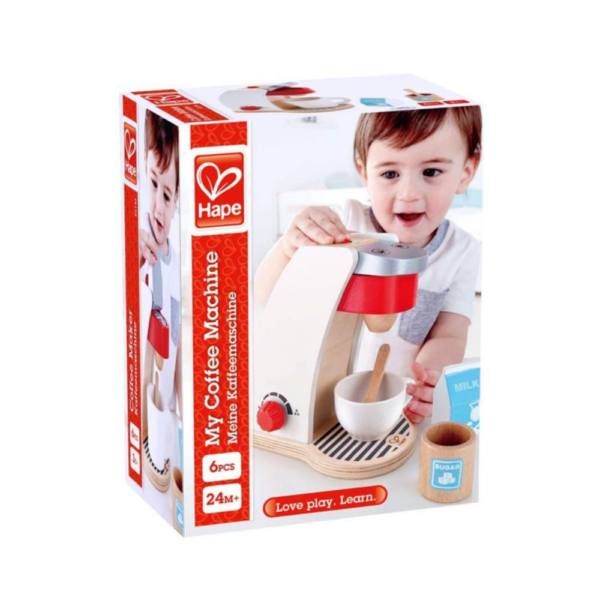 Wooden My Coffee Machine Food Playset