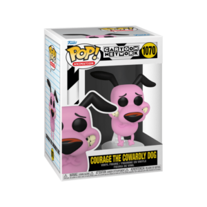 Funko Pop Animation Courage The Cowardly Dog With PopShield