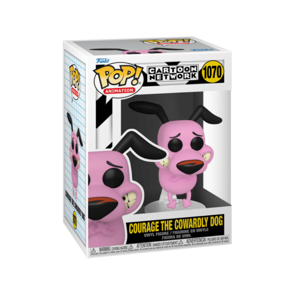 Funko Pop Animation Courage The Cowardly Dog With PopShield