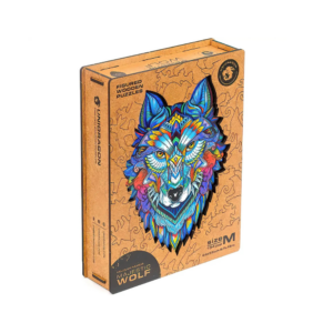 184 Piece Wooden Jigsaw Puzzle Majestic Wolf