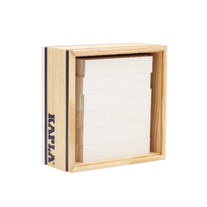 40 Wooden Planks - White