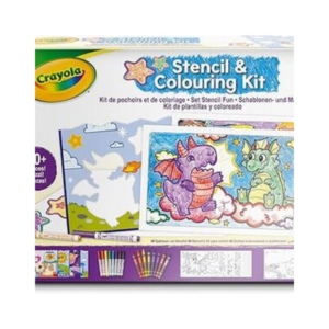 Crayola Creative Activity Stencil and Coloring Kit
