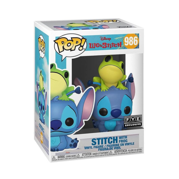 Lilo & Stitch - Stitch with Frog US Exclusive Pop! Vinyl