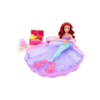 Princess Ariel Mermaid Doll & Pool Set With Moldable Sand, 3 Sand Molds, Beach Towel & 5 Accessories