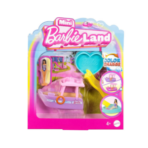 Mini BarbieLand Doll & Toy Vehicle Set