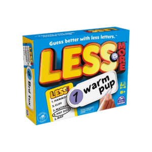 Less Is More, Party Board Game Fun Word Letter Card Game Funny Gift Toy Living Room Family Game Night, For Adults, Teens, And Kids