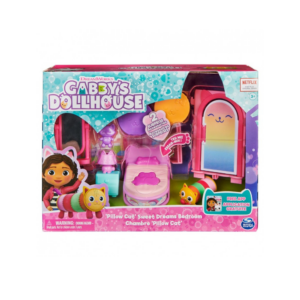 Gabby's Dollhouse Pillow Cat Sweet Dreams Bedroom
