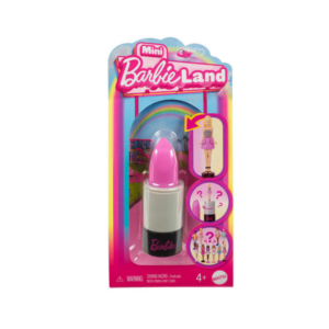 Mini BarbieLand Fashionistas Dolls, 1.5-inch Dolls in Lipstick Tube