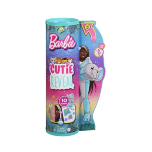 Barbie Cutie Reveal Fashion Doll, Jungle Series Elephant Plush Costume