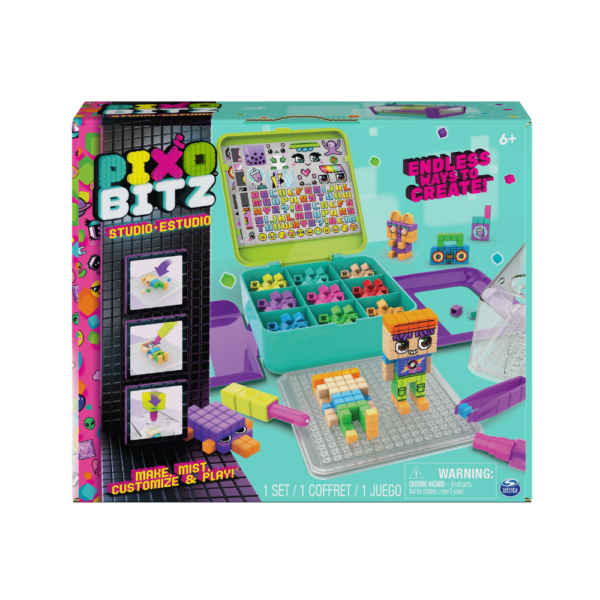 Platinum Series Pixobitz Studio 500 Water Fuse Beads For Kids Set - Includes A Pixobitz Studio With Stickers