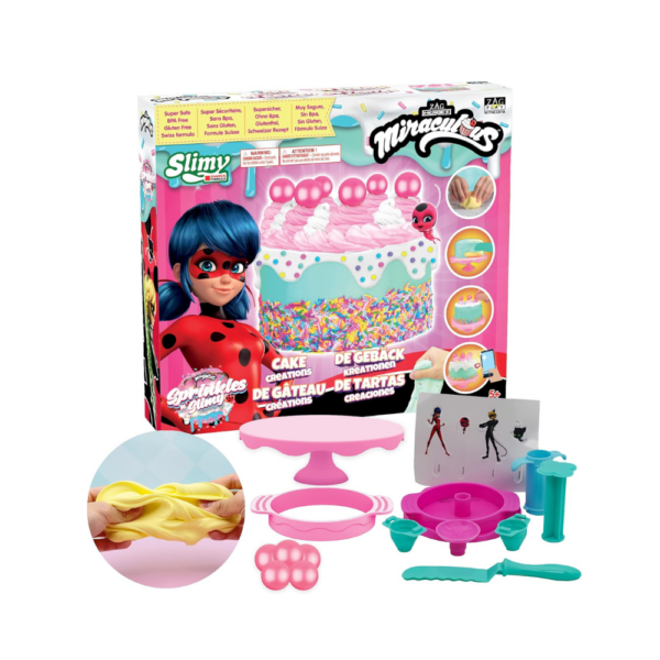 Ladybug Sprinkles n' Slimy Birthday Cake Creations