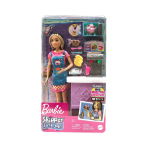 Barbie Toys, Skipper™ Doll And Snack Bar Playset with Counter