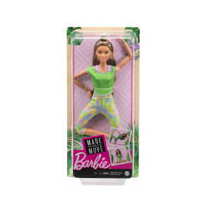 Barbie Made To Move Doll Green Dye Pants