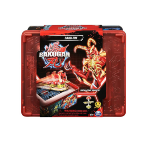 Bakugan Baku-Tin With Special Attack Mantid, Customizable, Spinning Action Figure And Toy Storage