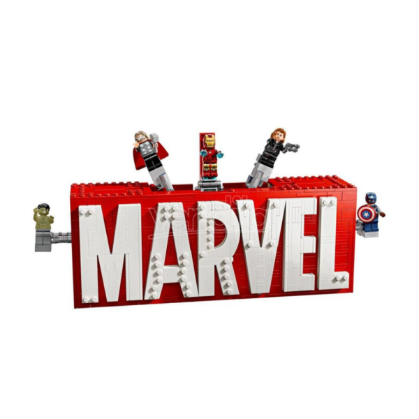 Lego 76313 MARVEL Logo and Minifigures - Image 2