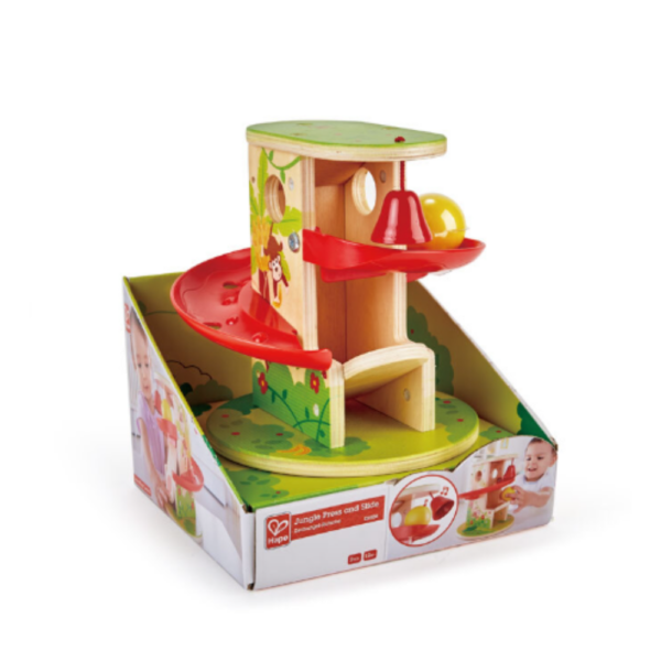 Hape Early Explorer Jungle Press And Slide Ball Run - Image 2