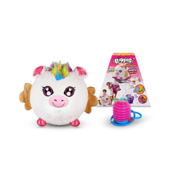 Inflatable Little Biggies - White Unicorn - Image 2