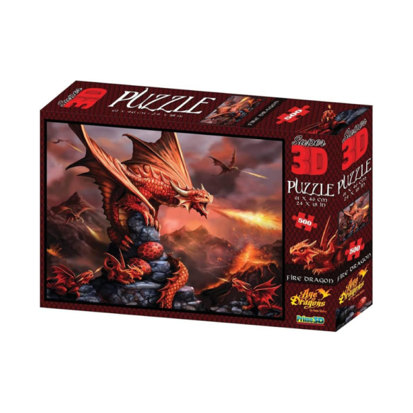 Anne Stokes Fire Dragon Puzzle