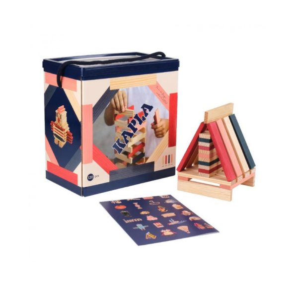 120 Colored Wooden Planks Set 1 - Image 2