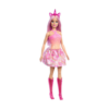 Barbie Unicorn Doll with Pink Fantasy Hair, Colorful Pink & Orange Outfit & Unicorn-Themed - Image 2
