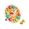 Wooden Chunky Clock Educational Puzzle - 13pcs - Image 2