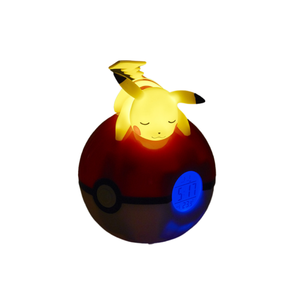 Pokemon Alarm Clock Radio with Pikachu Figure - Image 2