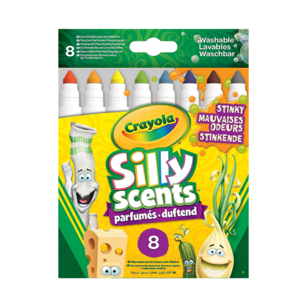 Crayola-Silly Scents Colored Scented Markers 1×8