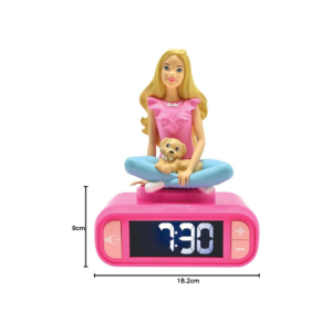 Barbie digital alarm clock and night light
