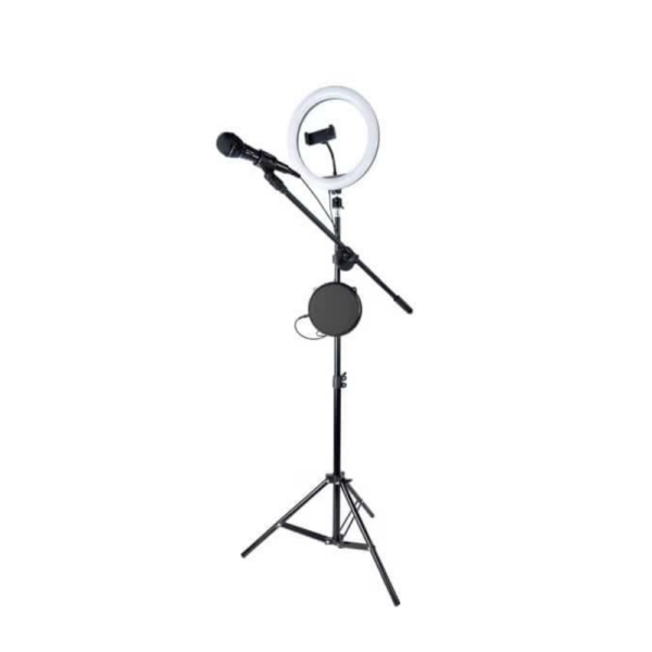 Ring Light with Tripod Microphone & Amplifier - Image 2