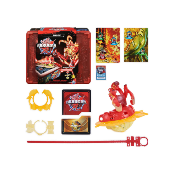 Bakugan Baku-Tin With Special Attack Mantid, Customizable, Spinning Action Figure And Toy Storage - Image 2