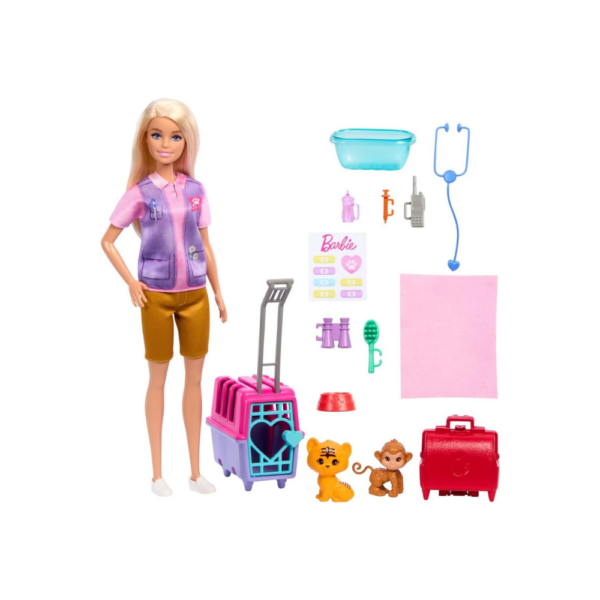 Barbie Animal Rescue and Recover Doll - Image 2