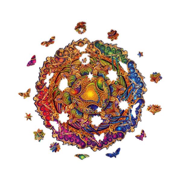 Mandala Inexhaustible Abundance Wooden Puzzl 700-Pieces