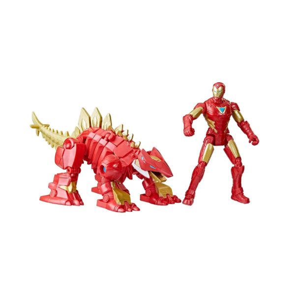 Marvel Mechasaurs Mech Strike Iron Man & Iron Stomper - Image 2