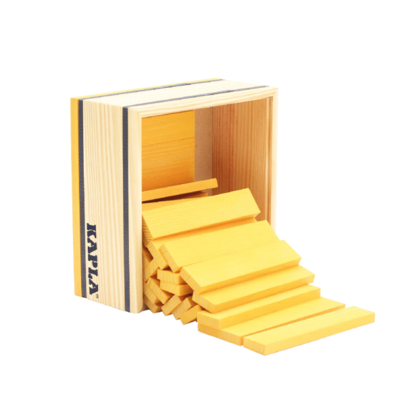 40 Wooden Building Planks - Yellow - Image 2